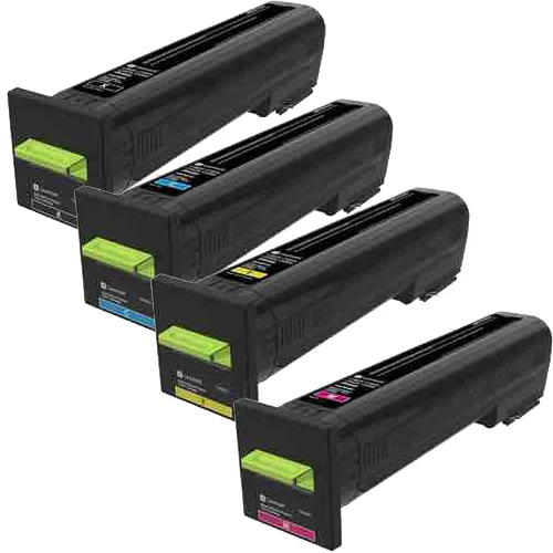 MaiGe Compatible for Lexmark CS820 CX820 CX825 Toner Cartridge 72K10K0 72K10C0 72K10M0 72K10Y0 - compatible printer consumable