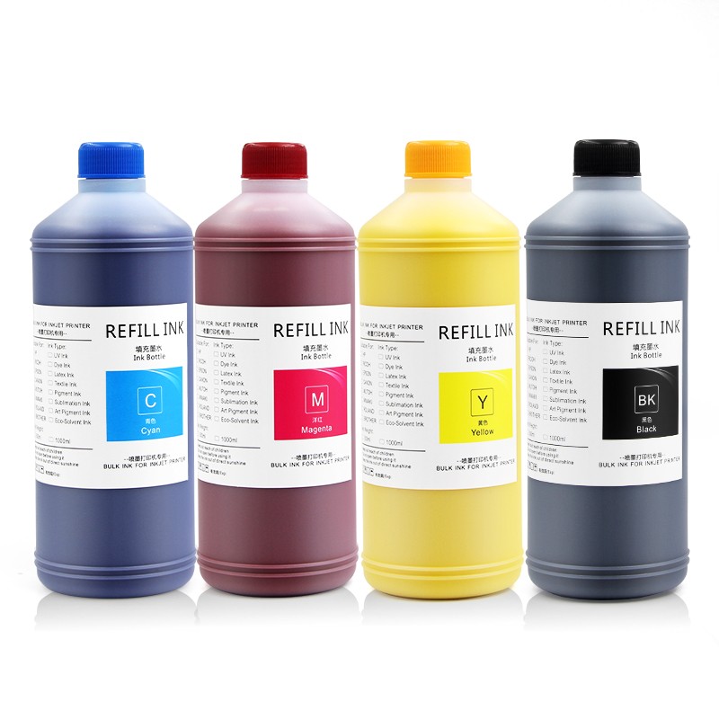 MaiGe Premium Pigment Inks for HP 970/971 1000ml Compatible with Pro X451/X476/X551/X576 Printers - compatible printer consumable