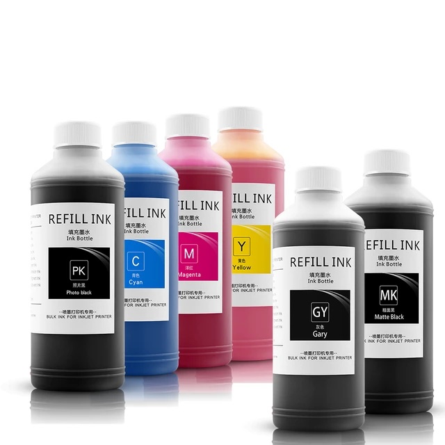 MaiGe 1000ml for Hp-72 Pigment Ink for HP Designjet T610 T620 T770 T790 T795 T1100 T1120 T1200 T1300 - compatible printer consumable
