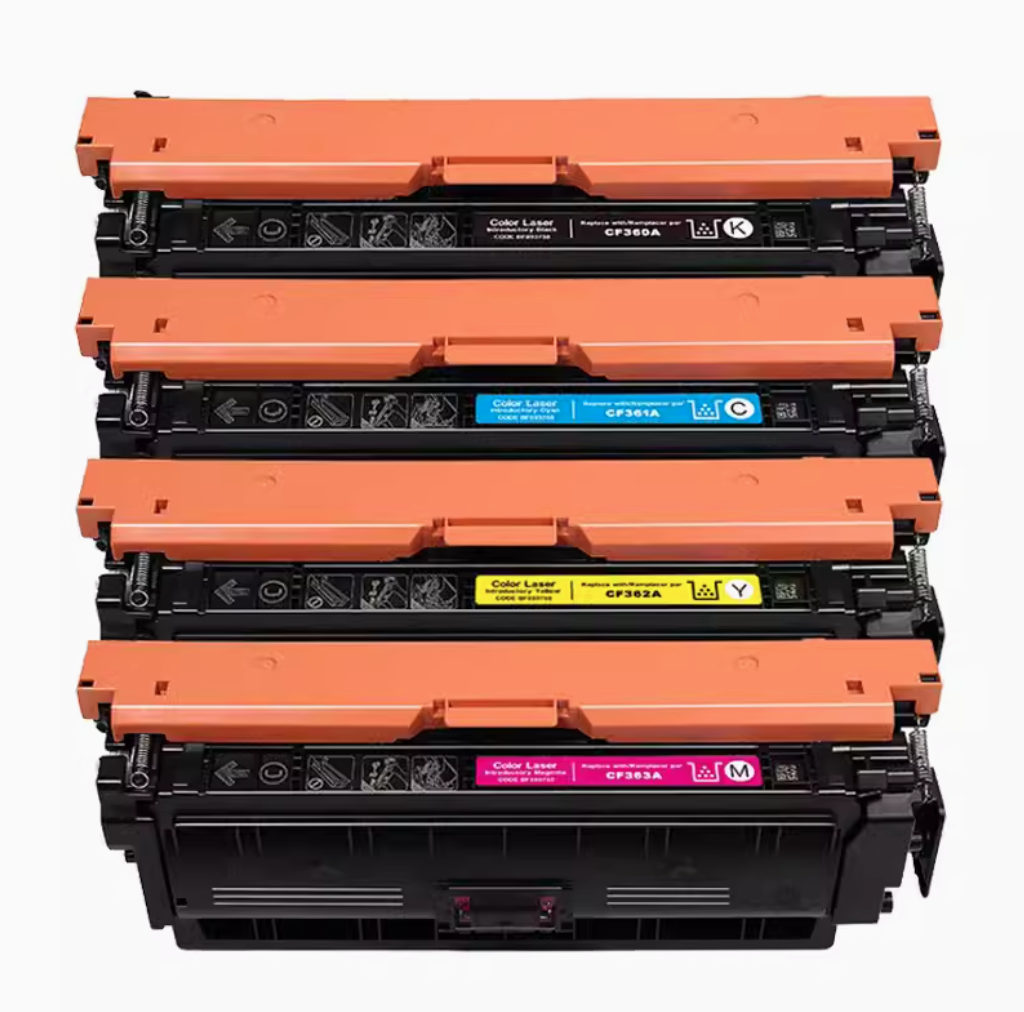 MaiGe Full Toner Cartridge CF460X CF461X CF462X CF463X (656X) for HP Enterprise M652/M653 with 18-Month Warranty - compatible printer consumable
