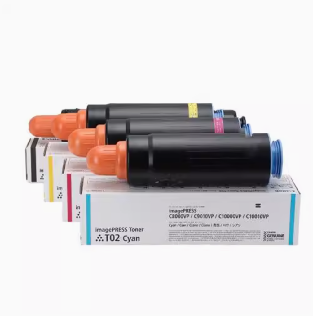 MaiGe Compatible for T02 Toner Cartridge Set for Canon ImagePRESS C8000 C10000 C9010 Printers - compatible printer consumable