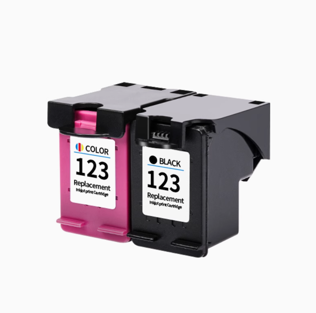 MaiGe Compatible Remanufactured for Ink Cartridge Black and TriColor for HP DeskJet 1110 1111 1112 2130 for HP 123 for Ink - compatible printer consumable