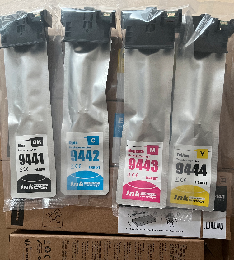 MaiGe Full for Cartridge for Bag Set 100% Tested for E-9441 E-9442 E-9443 E-9444 WorkForce Pro WF-C5210 WF-C5210DW WF-C5290 - compatible printer consumable