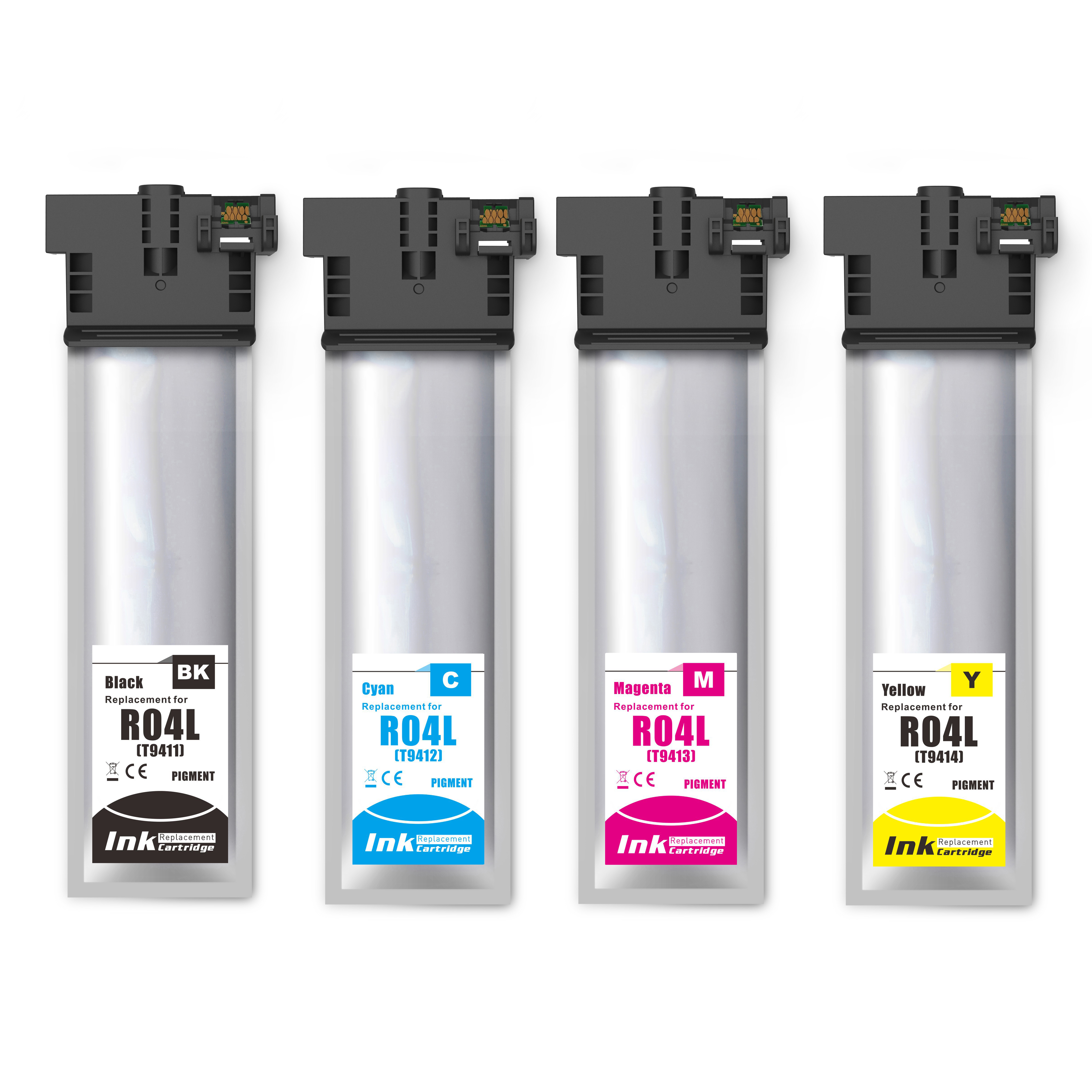MaiGe R04L T9411 T9412 T9413 T9414 Full Color for Cartridge for WorkForce Pro WF-C5210/C5290/C5710/C5790 18-Month Warranty - compatible printer consumable