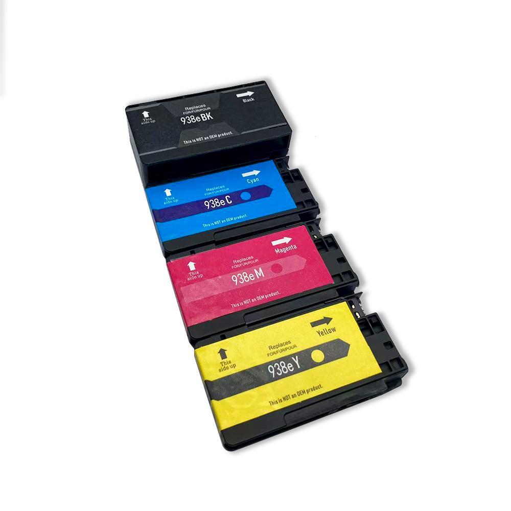 MaiGe Recycled Ink Cartridge Set for HP 938e EvoMore CMYK for HP Officejet Pro 9720 9730 9120 9120b 9110b - compatible printer consumable