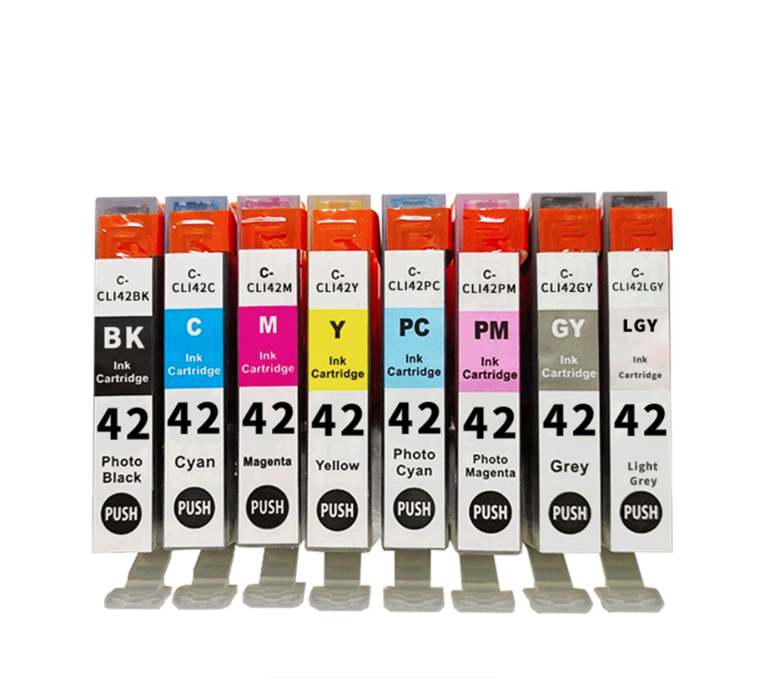 MaiGe CLI-42 Eight-Color Compatible for Cartridges for PIXMA PRO-100 (18-Month Warranty 100% Tested) - compatible printer consumable