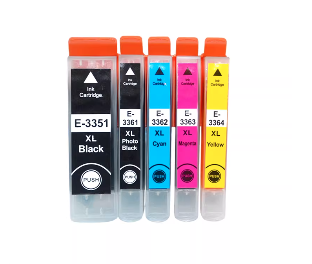 MaiGe Compatible for Epson T3351/T3361/T3362/T3363/T3364 Ink Cartridge BK/PBK/C/M/Y for XP 530 630 635 830 Printers - compatible printer consumable