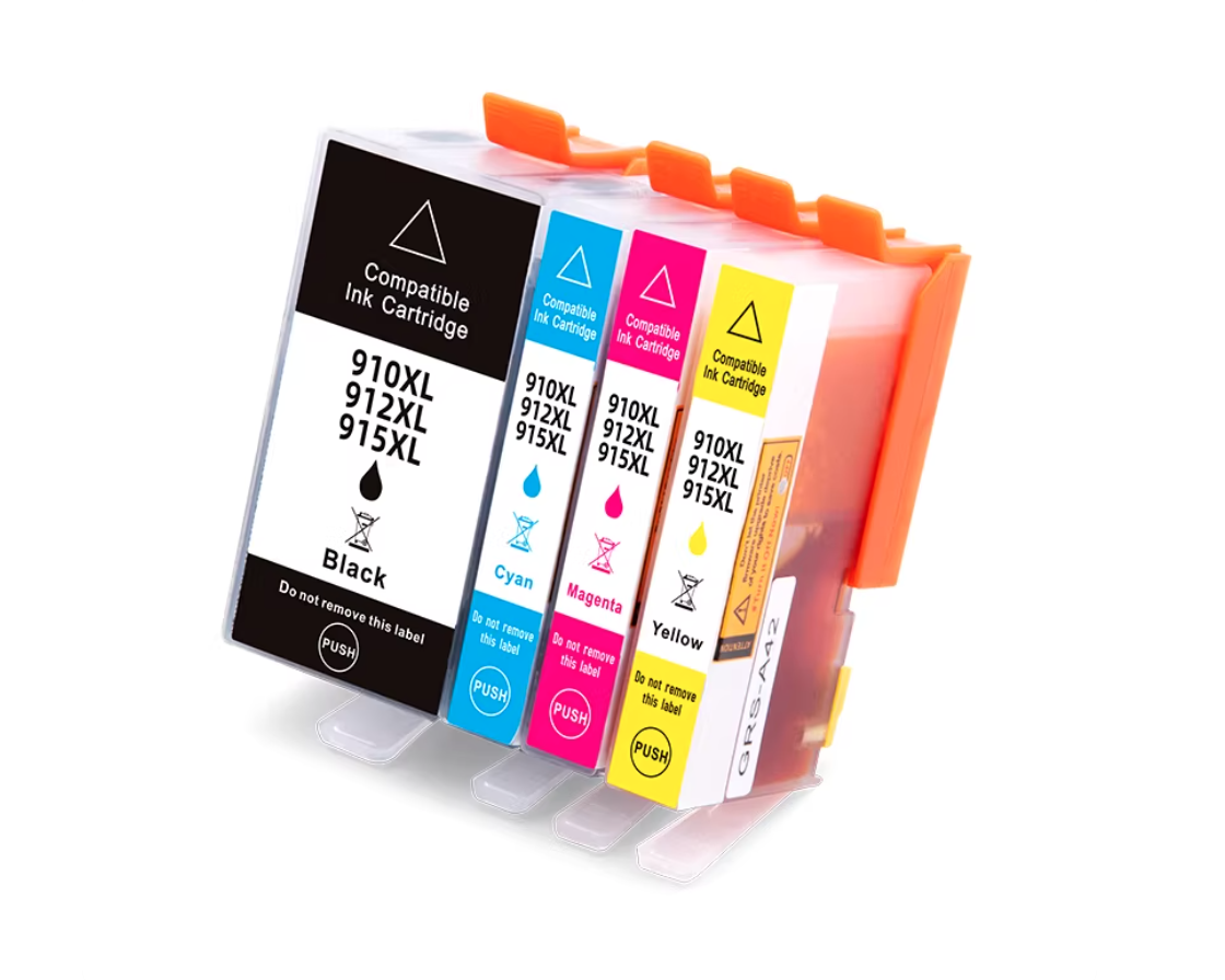 MaiGe Compatible Re-Manufactured for Cartridge for HP 910/912/915 & OfficeJet 8010-8022 Printers with 18-Month Warranty - compatible printer consumable