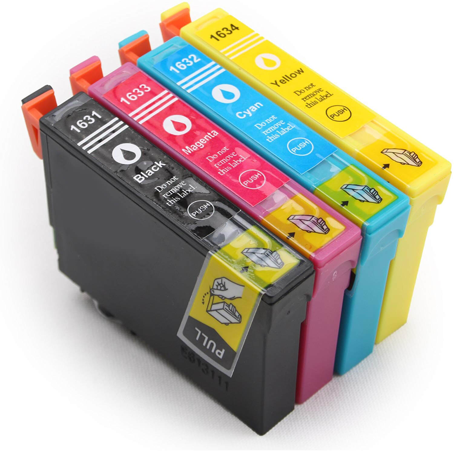 MaiGe Compatible Full for Cartridges for T1631-T1634 16XL 12-Month Warranty for WF-2010W/2510WF/2520NF/2530WF Printers - compatible printer consumable